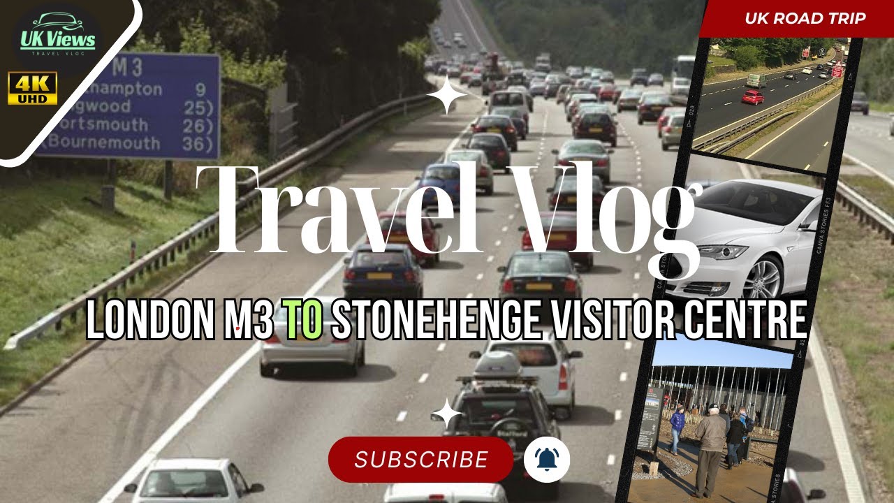 London M3 to Stonehenge driving vlog  #travel #roadtrip #LondonToStonehenge #4k