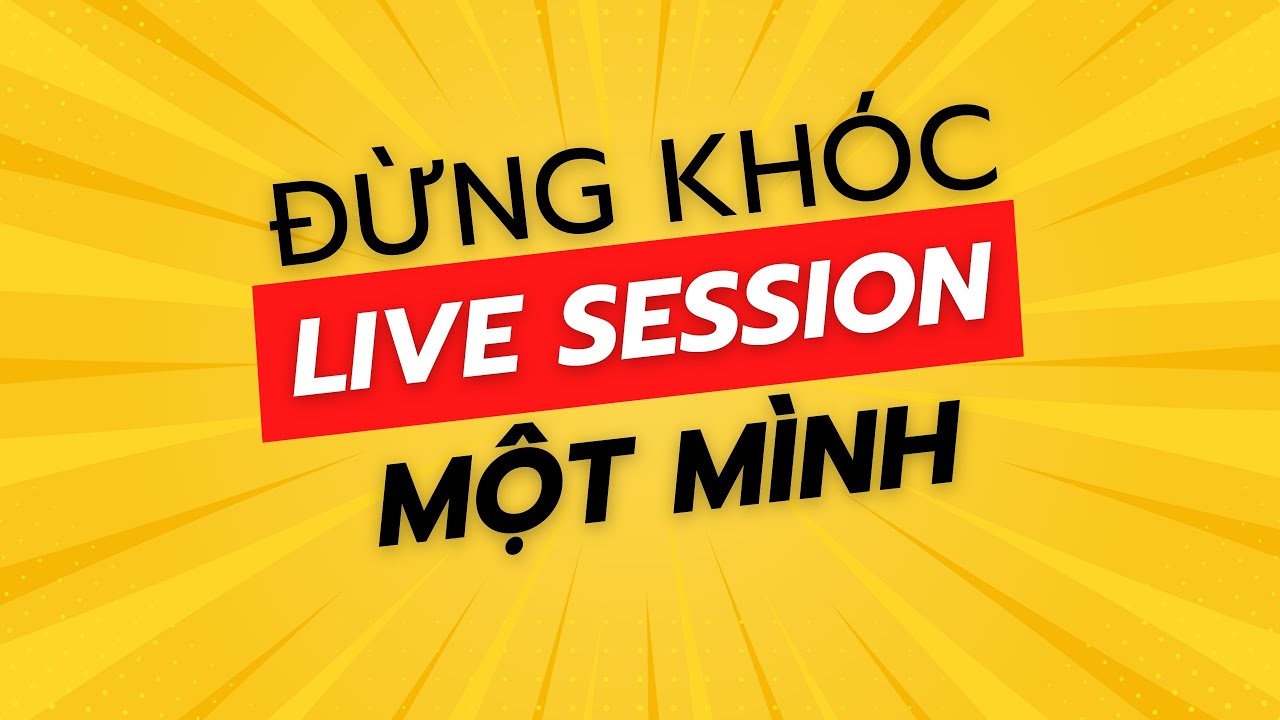 Đừng kh&oacute;c một m&igrave;nh (Quang H&ugrave;ng MasterD) | VitaBand (Cover) | Live Session