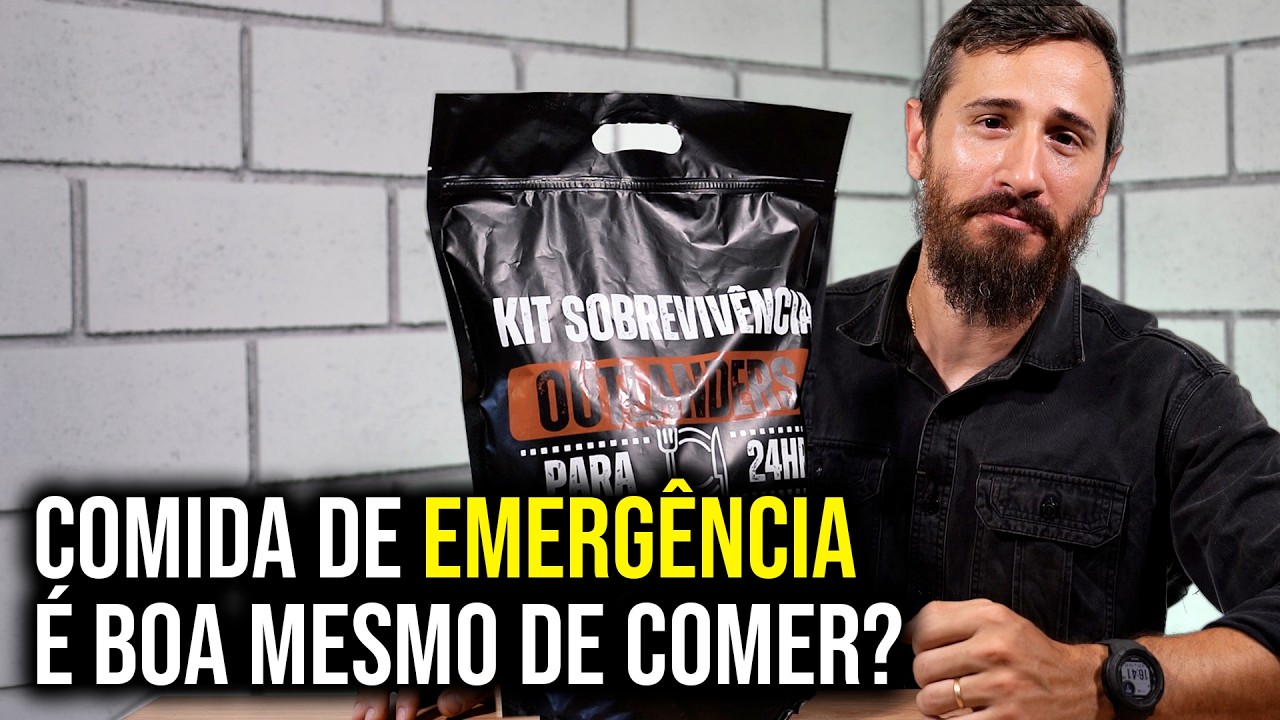 Testei uma RAÇÃO de sobrevivência de 24HRS!