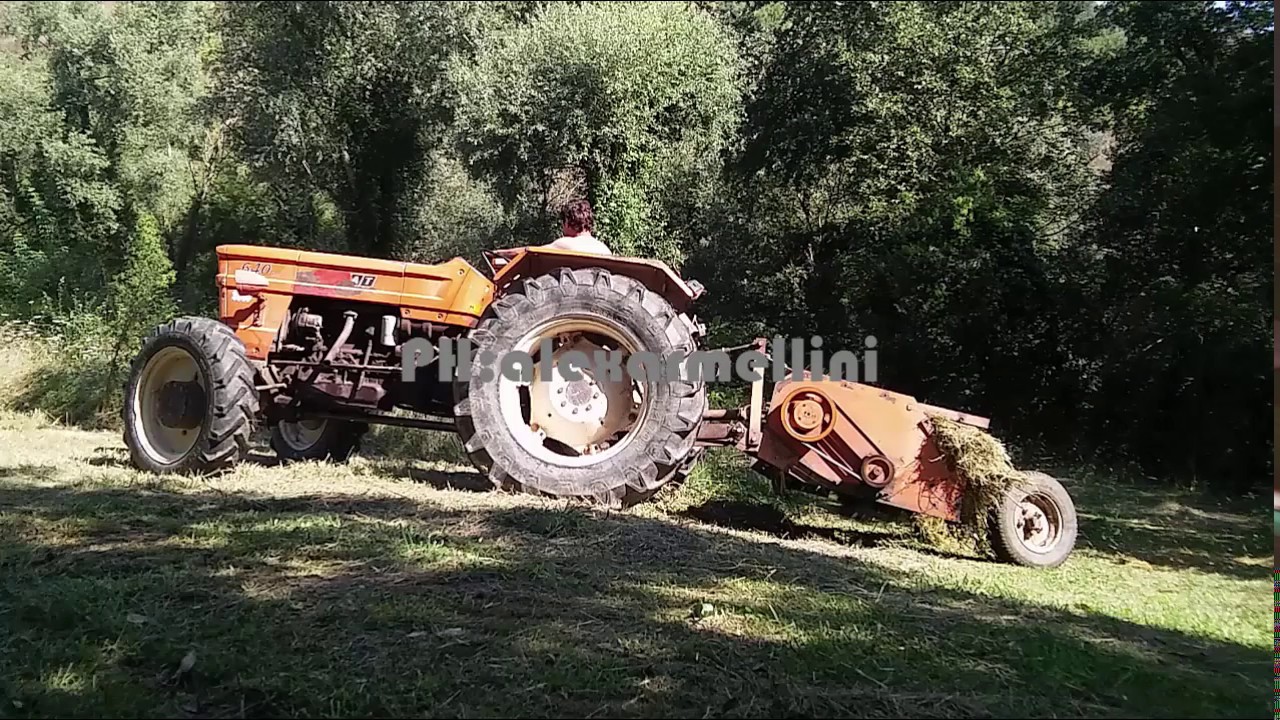 [Fiat 640DT] Trinciatura erba e rovi. #oldstyle