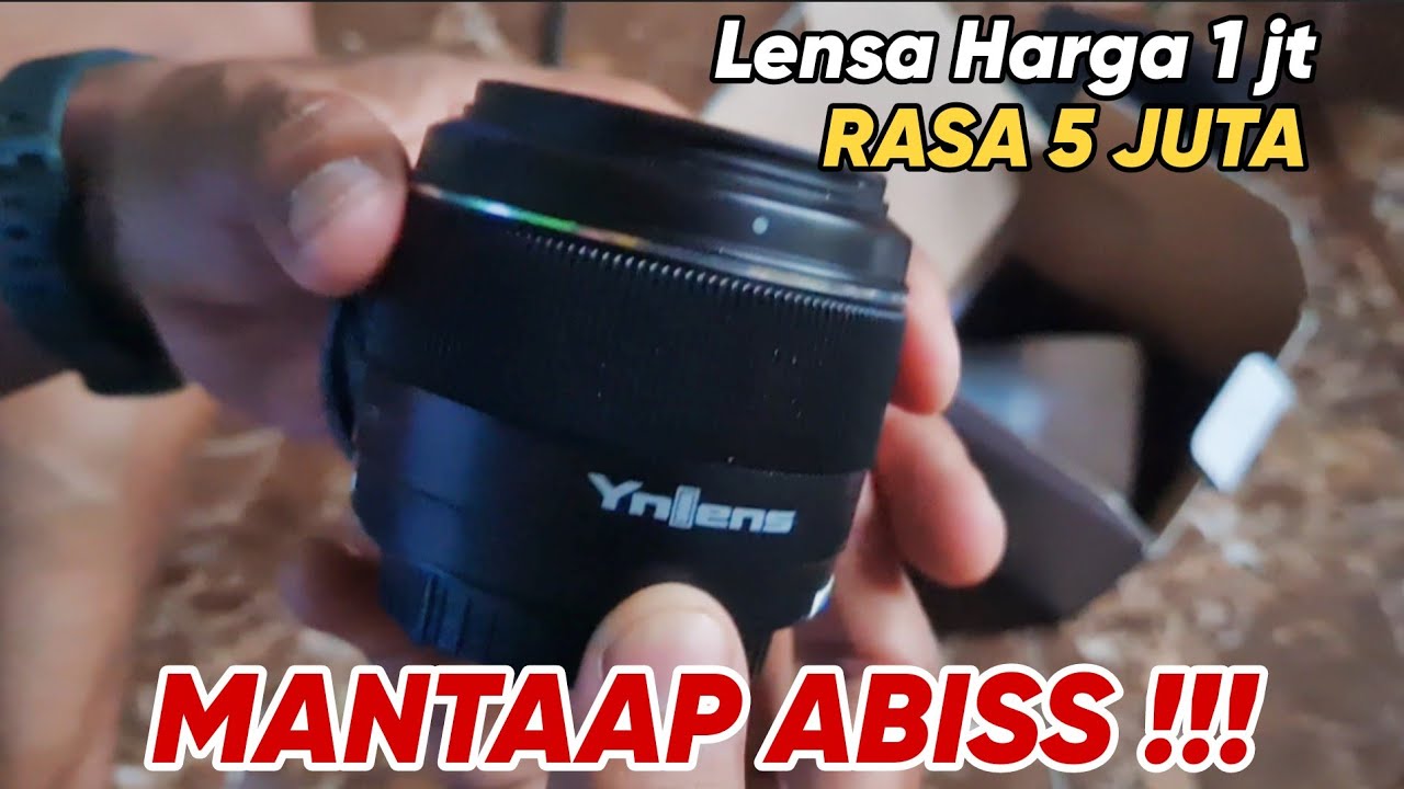 UNBOXING !!!Lensa YONGNUO 50mm F1.8 DSM for Sony - Hasilnya Josss