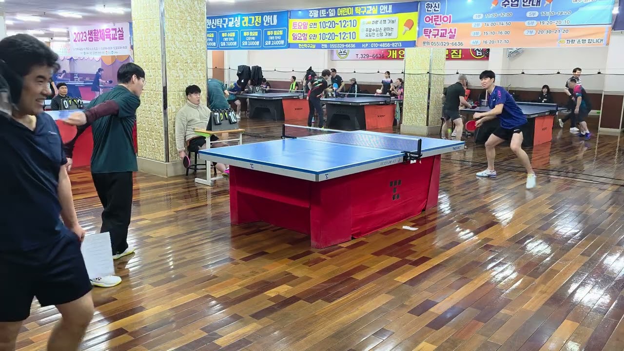 2026.3.2 삼일절이벤트 본선1회전 배현준5부 VS 이월중6부 #탁구 #tabletennis #pingpong #한신탁구교실 #김해탁구