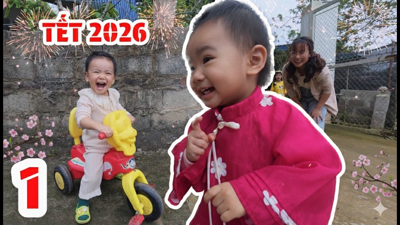 Tết của Sữa ở nhà Ông Bà Nội Phần 1 | Gia đình Công Hiền
