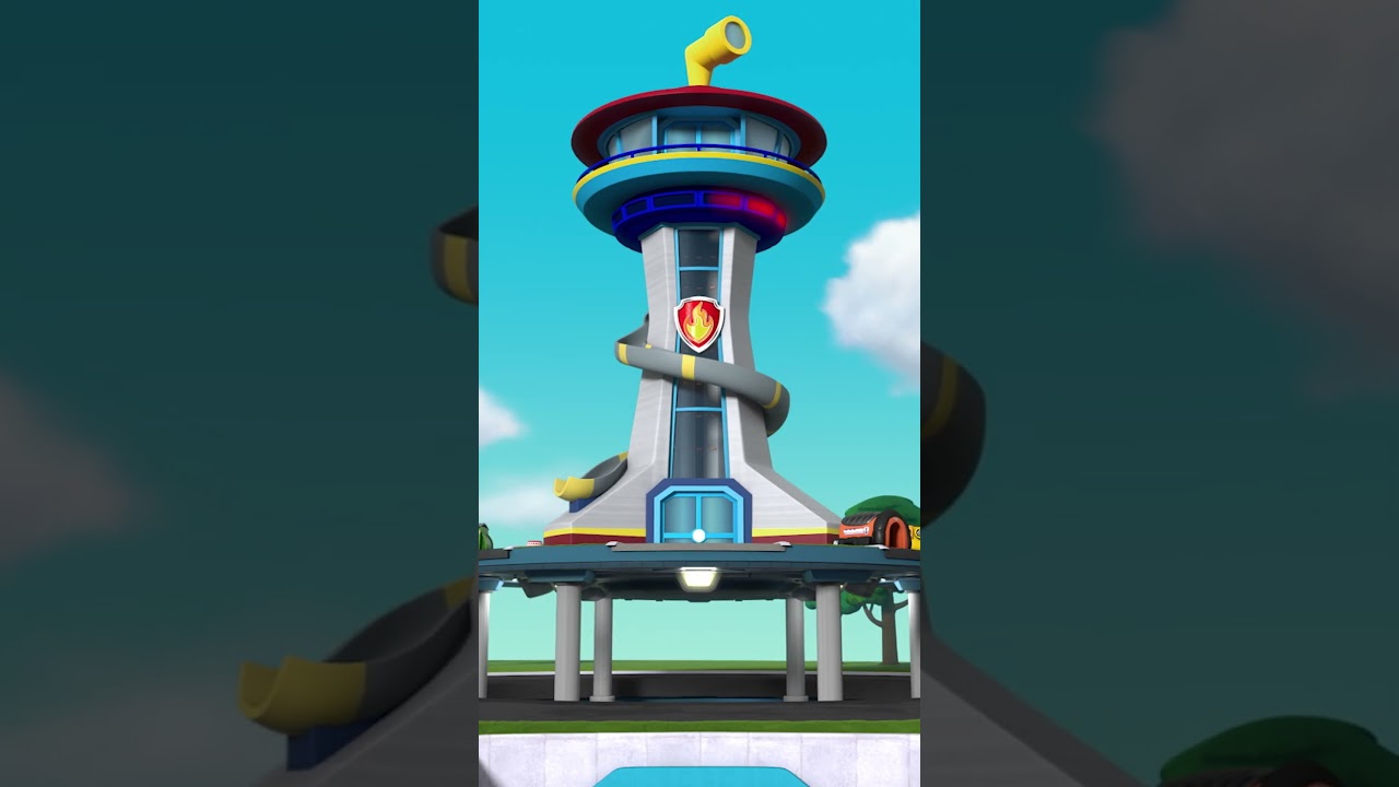 PAW Patrol | &iexcl;Marshall recibe un llamado a la Torre de control! #Shorts