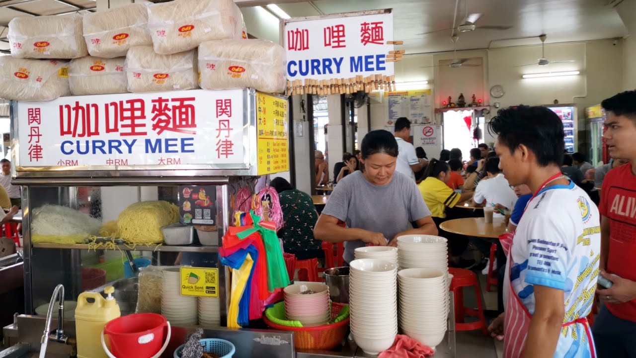 Famous Genting Cafe Chee Cheong Fun Curry Mee Pork Leg Rice Chicken Rice Street Food Malaysia Penang
