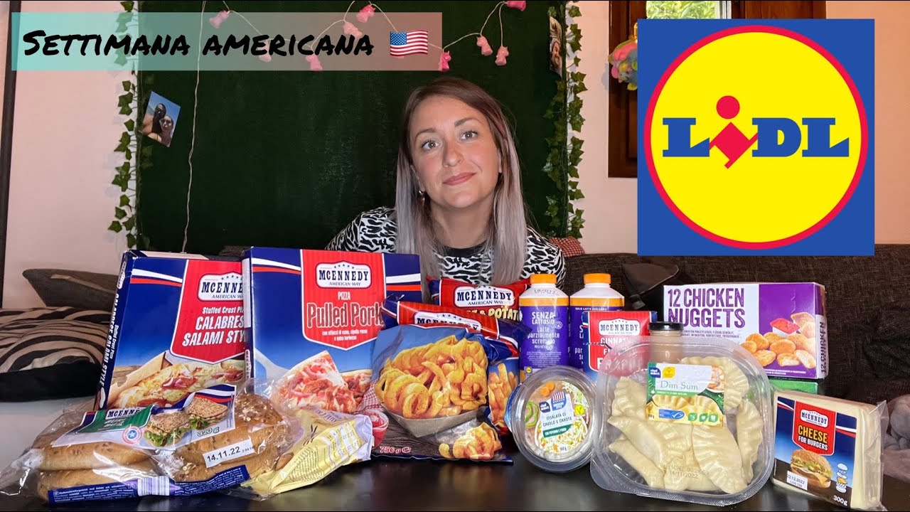 La settimana AMERICANA al LIDL svuota la spesa e assaggio pizza