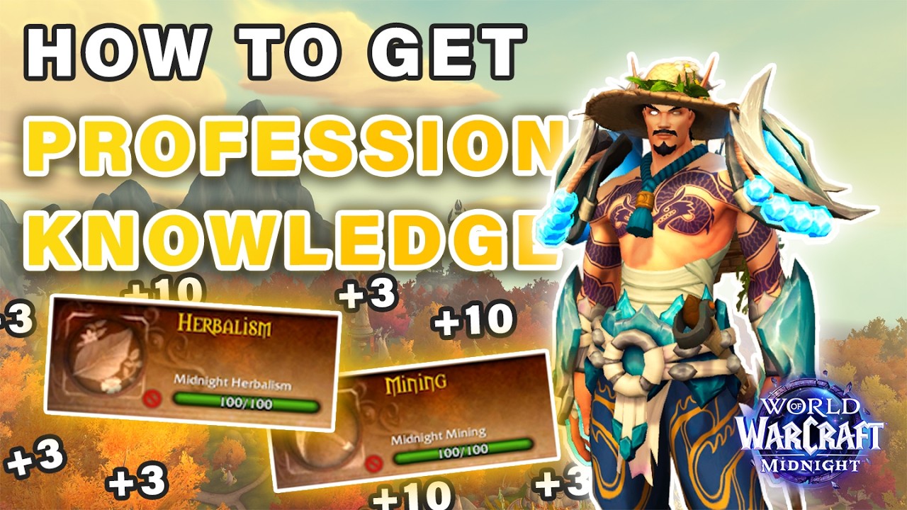 How to Level Up Profession Journals with Knowledge Fast ► WoW Midnight