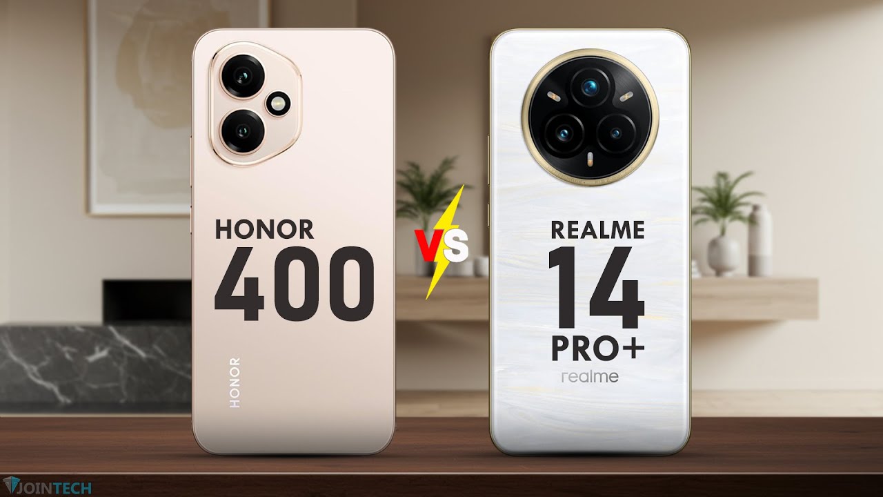 HONOR 400 VS REALME 14 PRO+