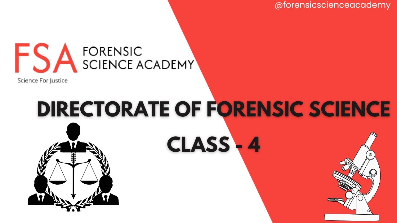 ALL ABOUT DIRECTORATE OF FORENSIC SCIENCE ! | DFSS INDIA