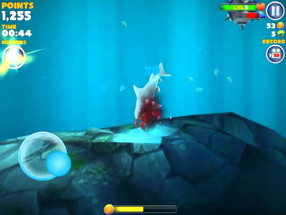 Hungry Shark Evolution - Reef Shark (Level 1-5) - Let's Play #1