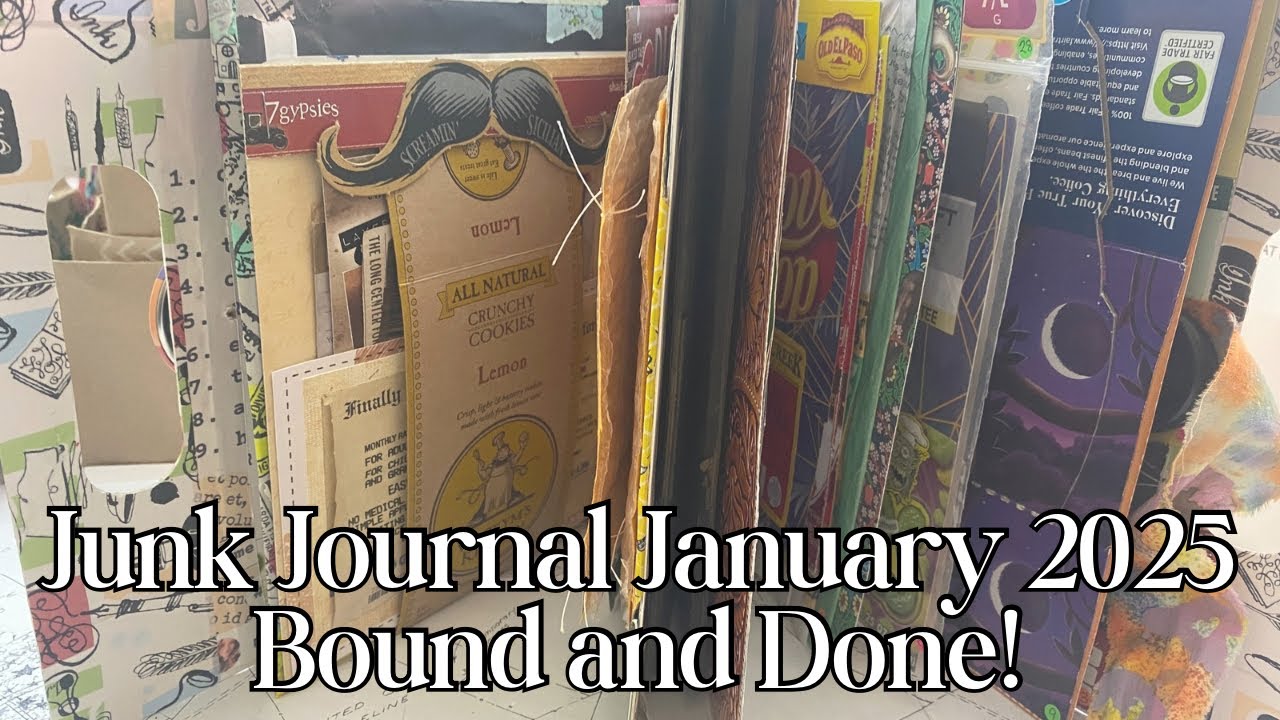 Junk Journal January 2025: Binding