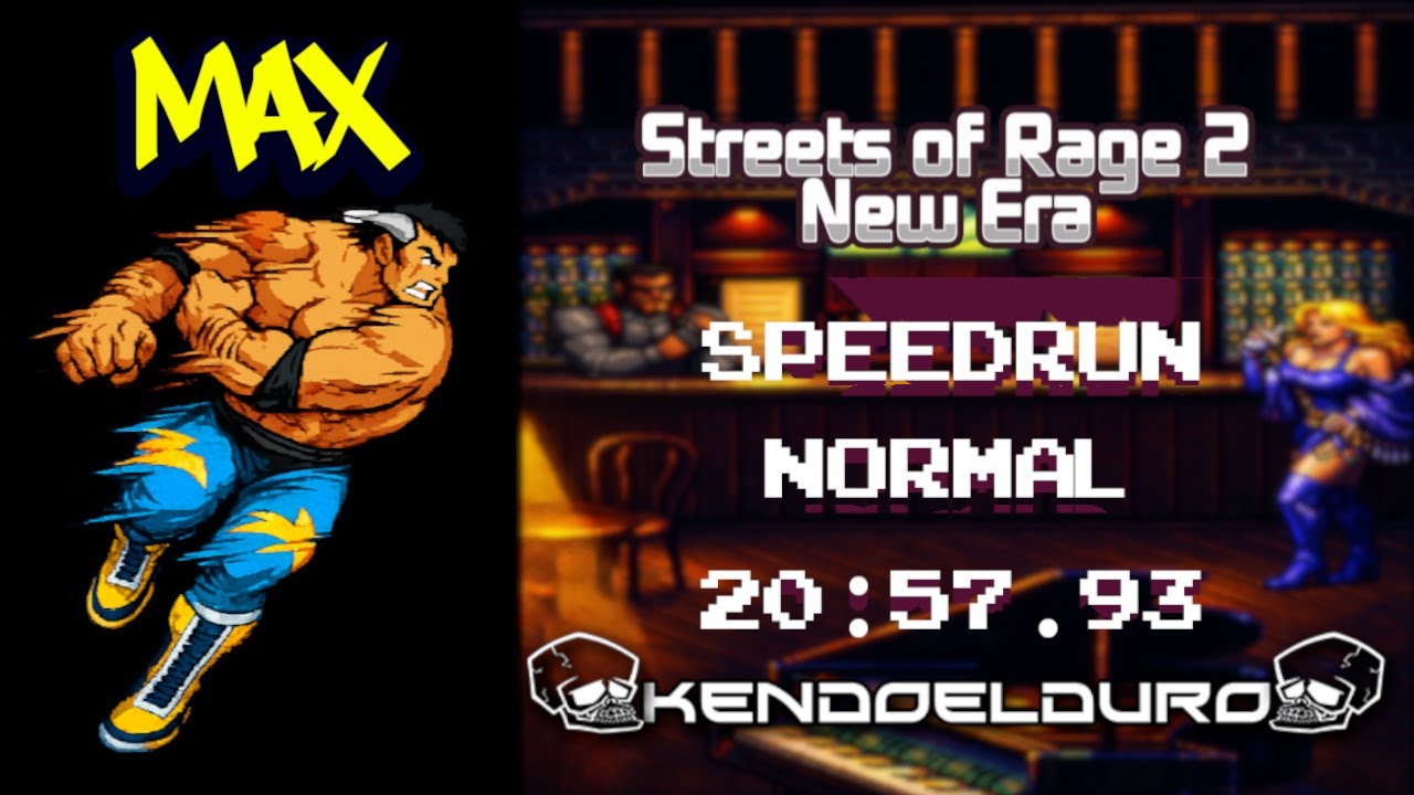 Streets of Rage 2 : New Era - Max - Normal : 20:57.93 (v3)