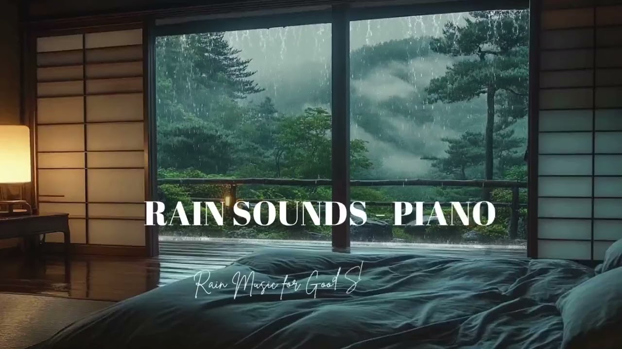 Relaxing Piano Music - Rain Sounds for Deep Sleep 10 Minutes - Insomnia, Stress Relief, Meditation