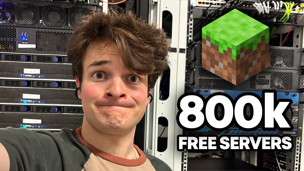Как я запускаю 800 тысяч бесплатных серверов Minecraft!
