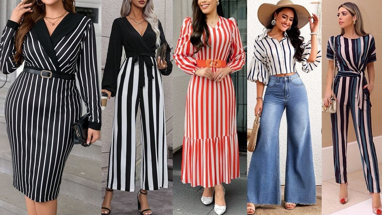 BONITOS OUTFITS CON ESTAMPADO DE RAYAS