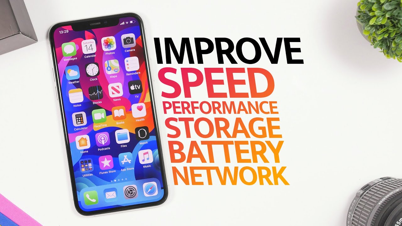 Improve iPhone Speed, Performance, Storage, Battery Life & Network !
