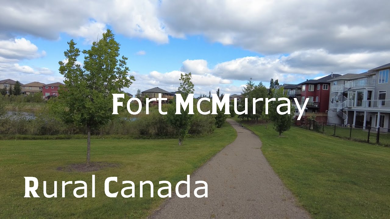 Walking Tour in Rural Canada 🇨🇦: Millennium Drive,  Fort McMurray, Alberta.