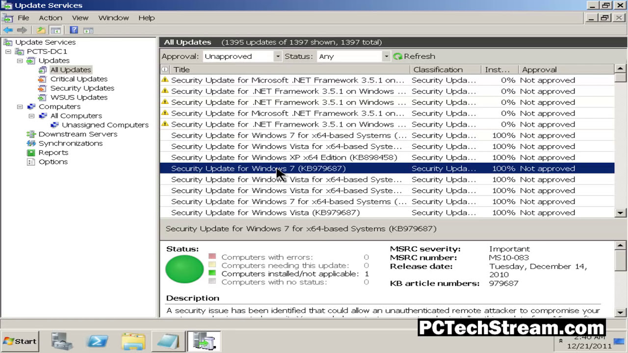 How To Install And Use Windows Server Update Services (WSUS) For Updates and Hotfixes