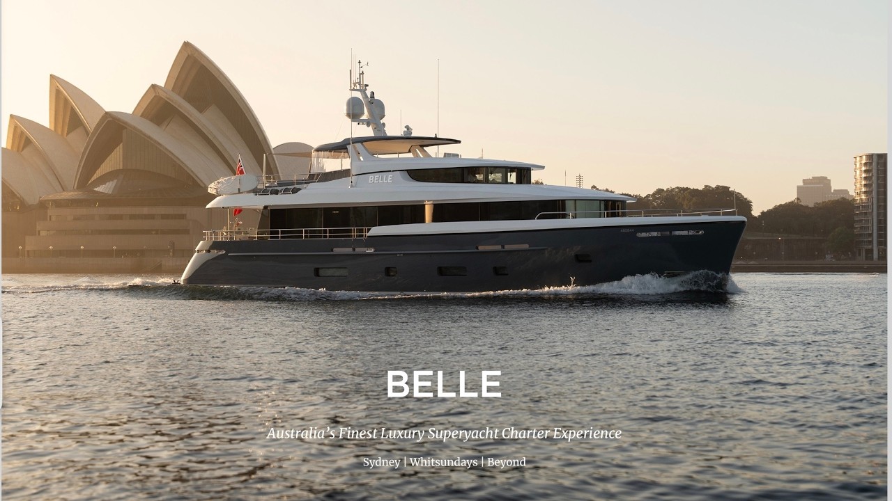 BELLE Superyacht Charters Walk Through available for Luxury Charters Sydney, Whitsundays and Beyond