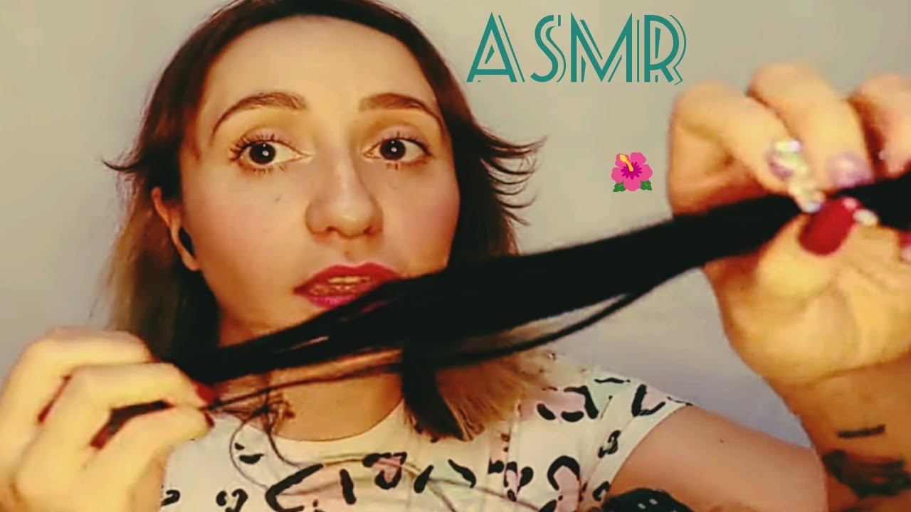 ASMR | (ROLEPLAY)  👾COMPAÑERA DE ATRAS JUEGA CON TU CABELLO  👾💆🏻‍♀️  | Gabii ASMR