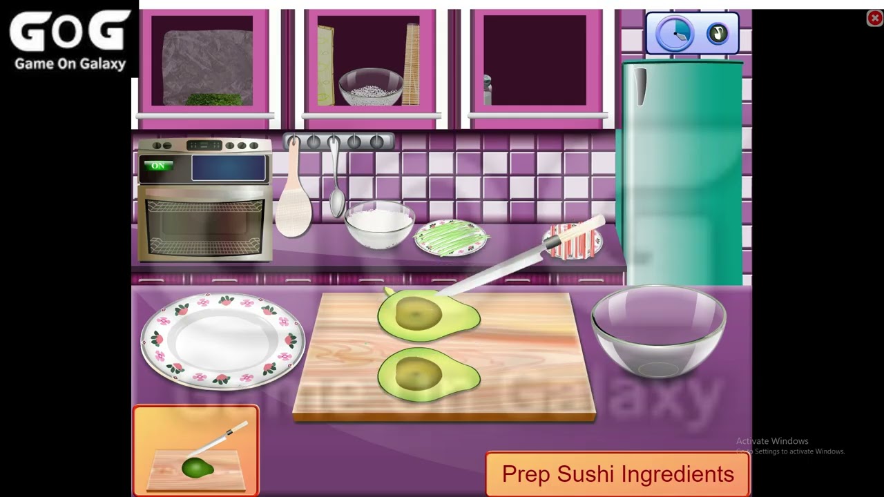 Sara's Cooking Class (California Rolls) | GameOnGalaxy