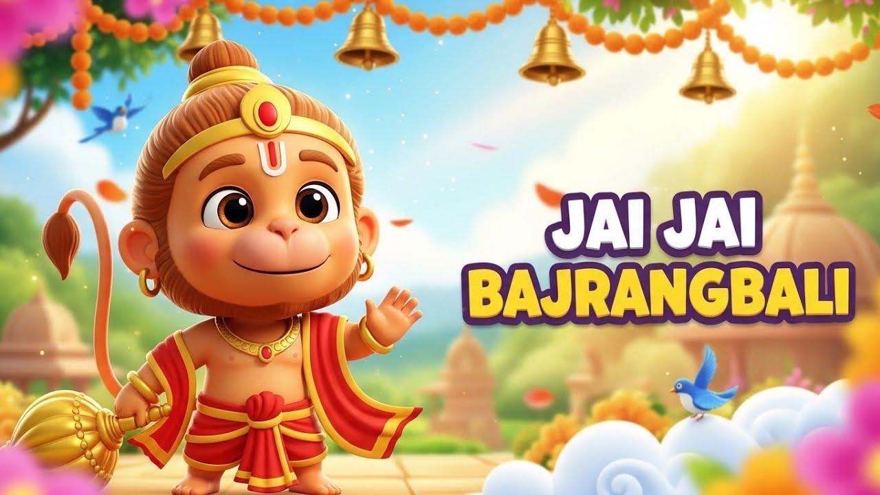 Jai Jai Bajrangbali | Hanuman Bhajan for Kids | Little Sanatan Bhakti
