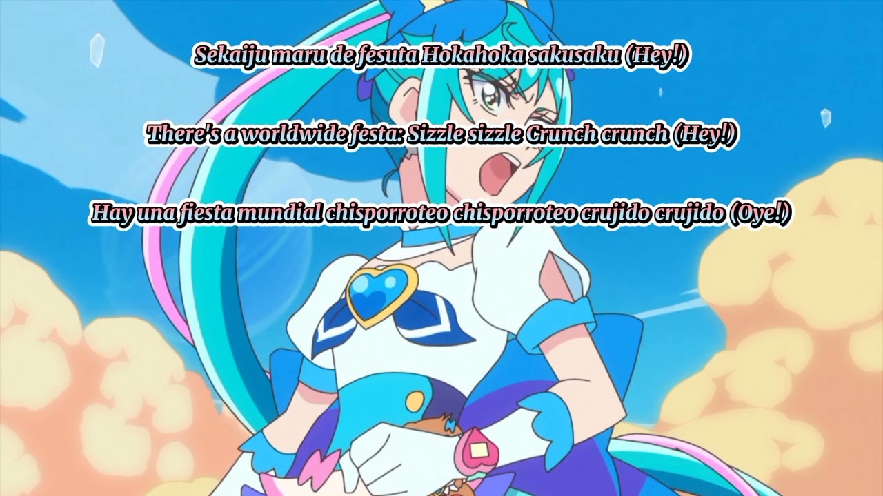 Delicious Party Pretty Cure, song: Cheers! Delicious Party♡Precure {Quartet} (Sub Rom-Eng-Esp)