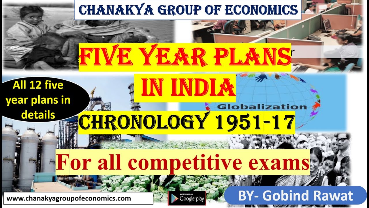 Five year plans in India-1951-2017 ||Indian Economy|| detailed analysis by Gobind Rawat