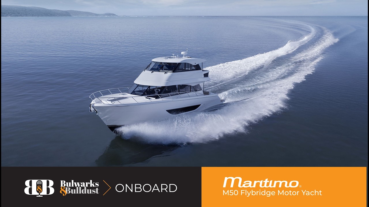 @BulwarksandBulldust ONBOARD @MaritimoMotorYachts M50