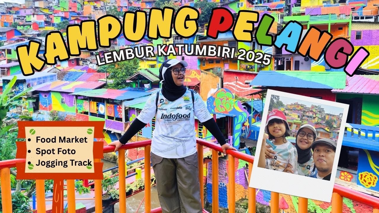 VIRAL‼️KAMPUNG PELANGI BANDUNG, LEMBUR KATUMBIRI, WISATA TERBARU TERAS CIKAPUNDUNG 2025