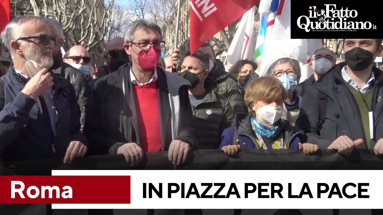 Manifestazione per la pace a Roma: 