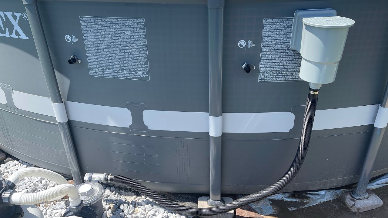 Full Install (EASIEST WAY) of a Hayward Style Skimmer on an INTEX XTR 24ft Swimming Pool
