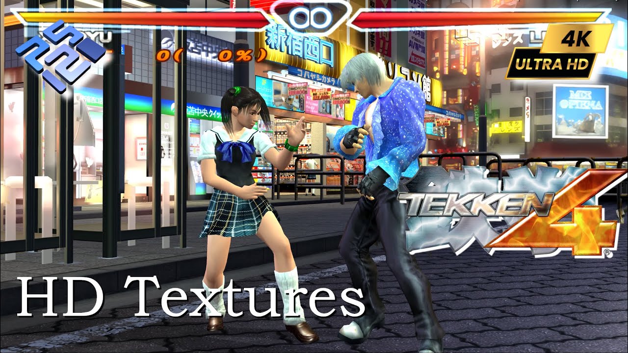 Tekken 4 ~HD Remaster Textures 60fps | pcsx2-v1.7.5672 QT | Геймплей для ПК