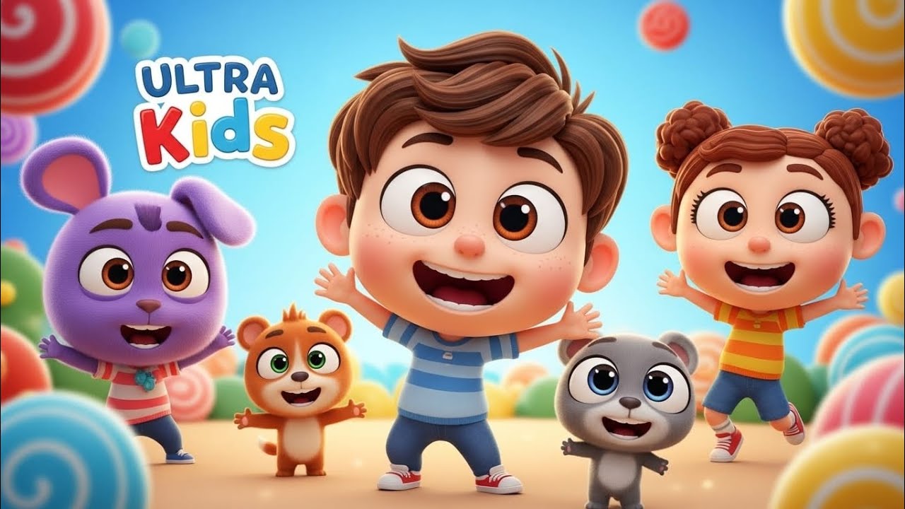 Dum Dum Dudi Dudi Dam Rhyme | Pixar Style 3D | Kids Rhyme Without Music