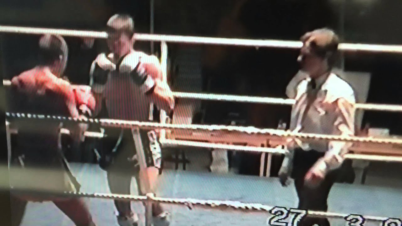Hans Emil Olesen wins in 1.round by KO in Sweden 27.3.1999. Vs Håkan Olsson. Maeng-Ho Roskilde