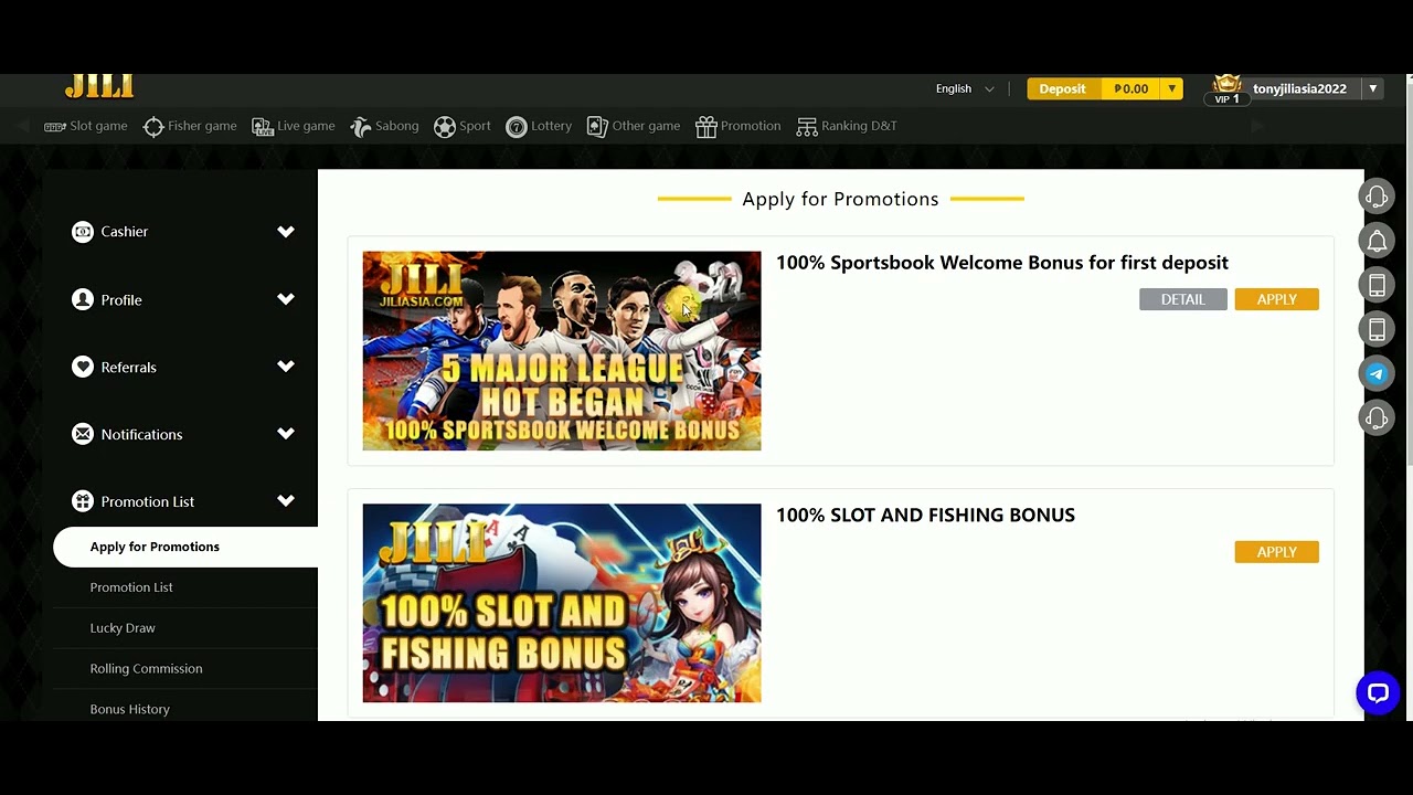 PAANO MAG APPLY NG PROMOTION  JILIASIA ONLINCE CASINO NAPAKADALI AT WLANG KAHIRAP HIRAP!!