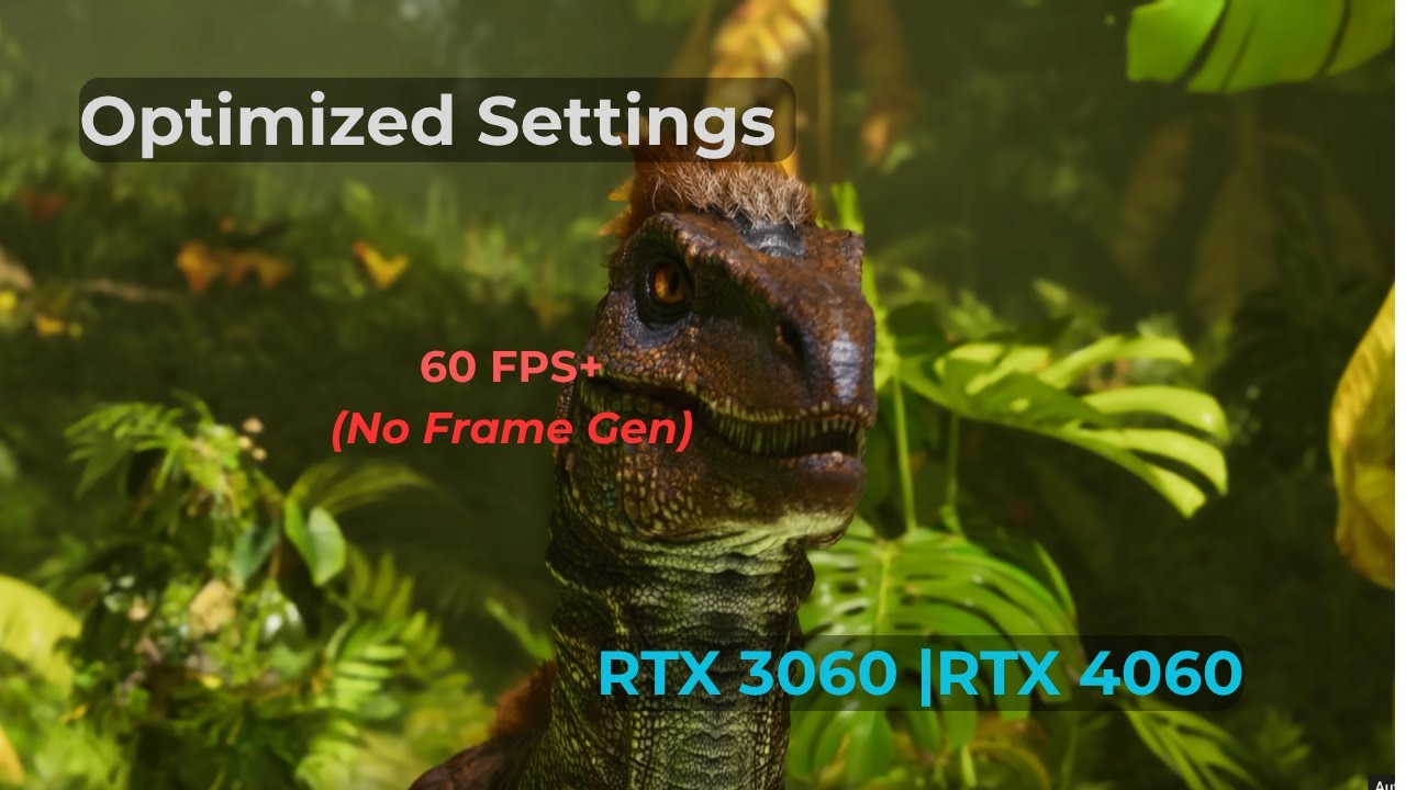 Ark Survival Ascended: оптимизированные настройки + консольные команды | RTX 3060 и RTX 4060 | 10...