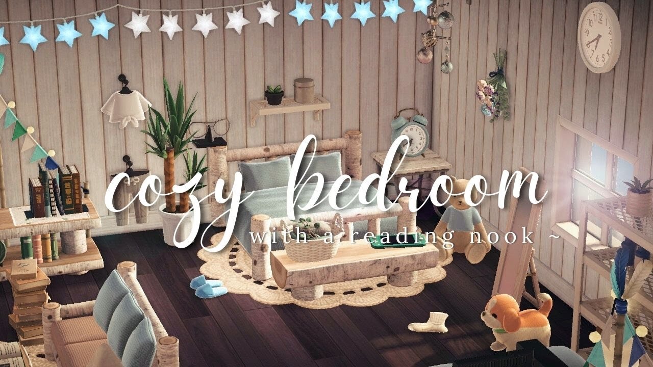 Уютная спальня с уголком для чтения | Скоростная сборка | Animal Crossing: Новые горизонты