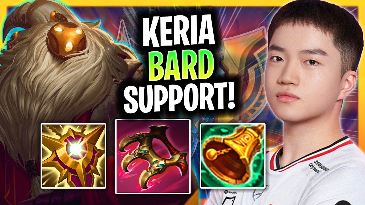 T1 KERIA PLAYS HIS ICONIC BARD SUPPORT! | T1 Keria Plays Bard Support Patch 26.15