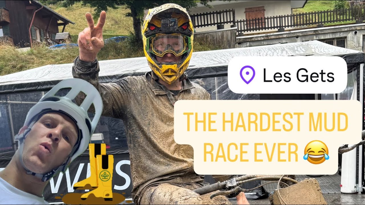 Les Gets WorldCup mud racing to a new LEVEL / VLOG 