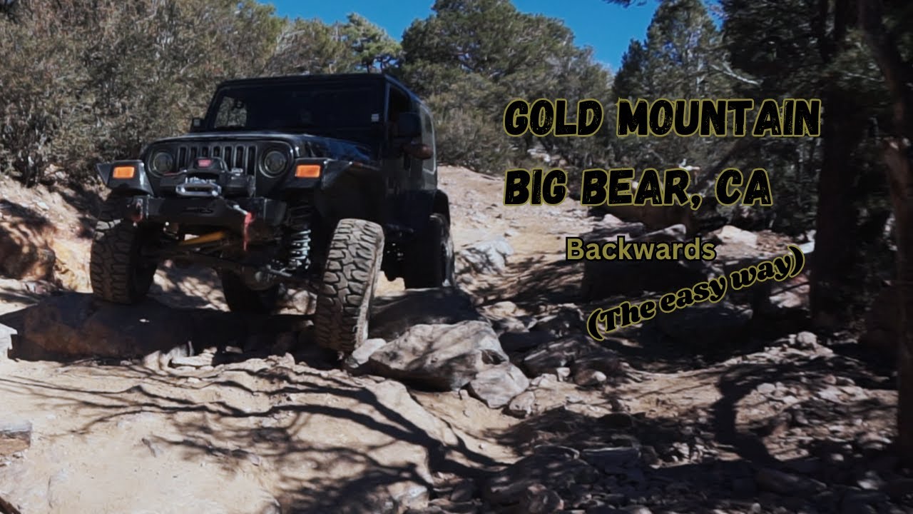 4 Jeeps on Gold Mountain Trail | Big Bear, California #offroading #jeep