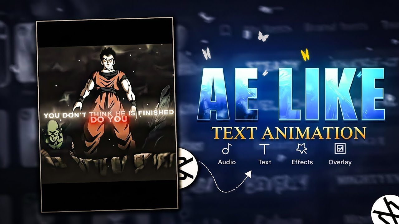 How To Make AE Like Text Animation On Capcut | Capcut Text Tutorial 