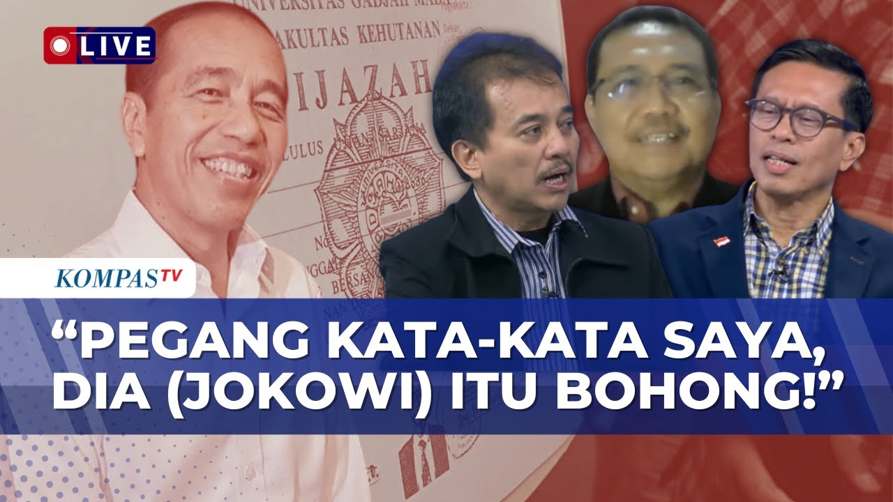 Sengit! Debat Roy Suryo-Ketum Joman Soal Tersangka Kasus Ijazah Jokowi: Siapa yang Bohong?