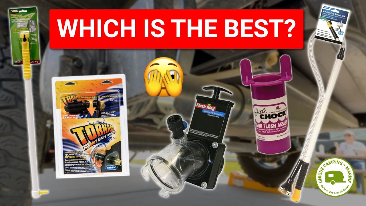 Testing Rinse Tools for RV Black Tanks: Do They Even Work?