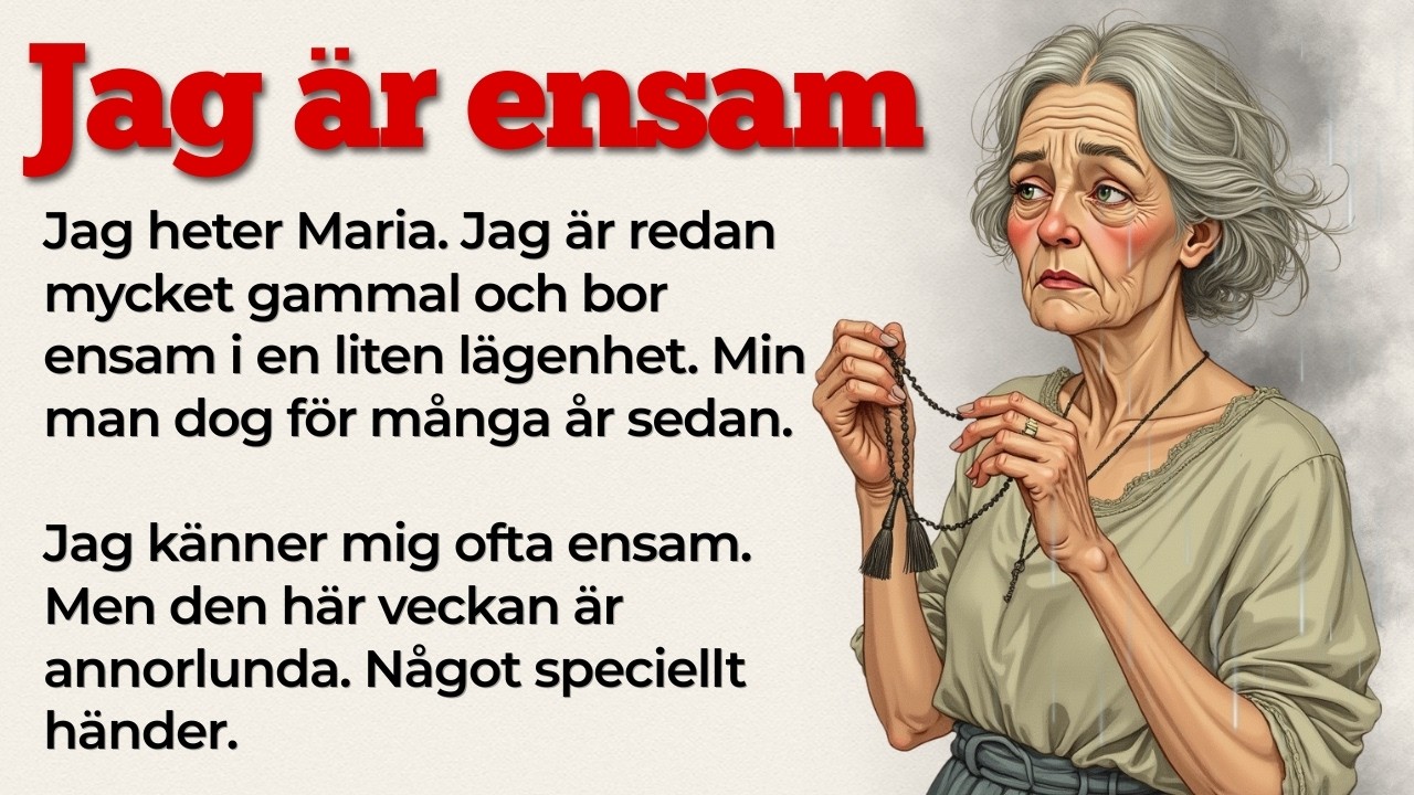 Min familj har l&auml;mnat mig | Learn Swedish with Stories | Swedish Stories