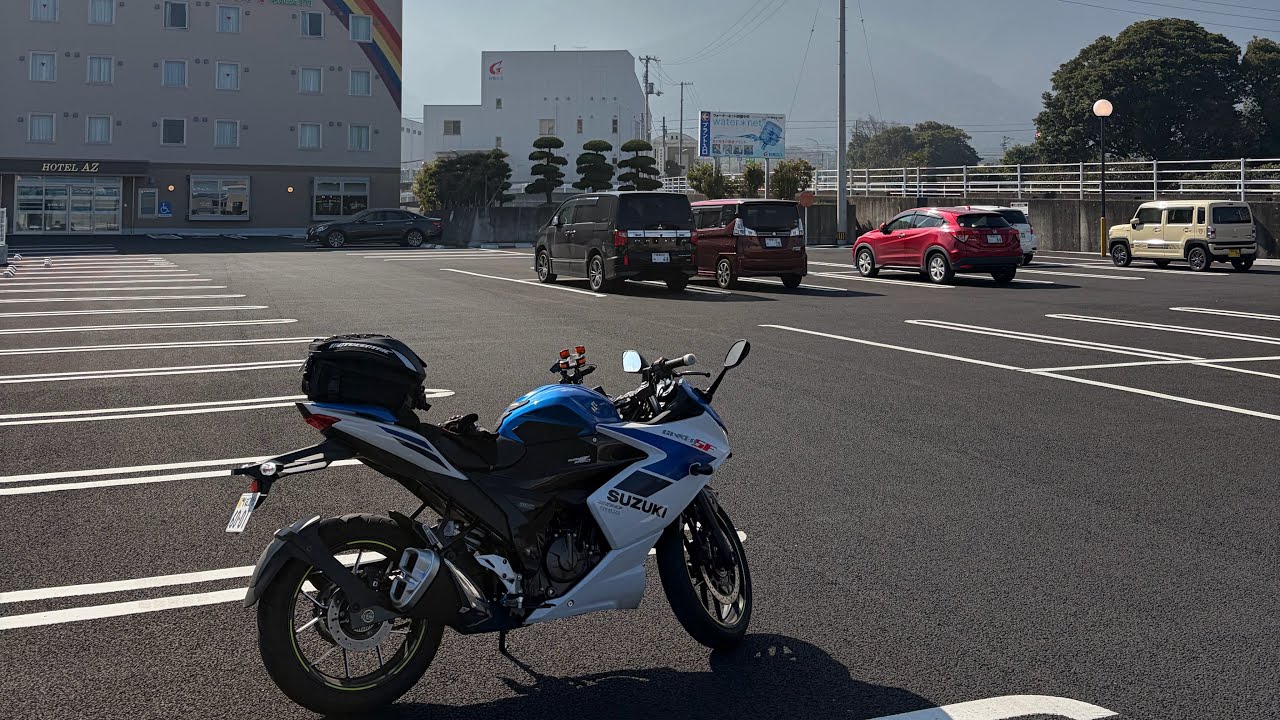 ジクサーSF250:HOTEL AZ愛媛土居インター店から法皇トンネルまで