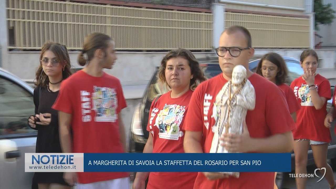 A Margherita di Savoia la staffetta del rosario per San Pio