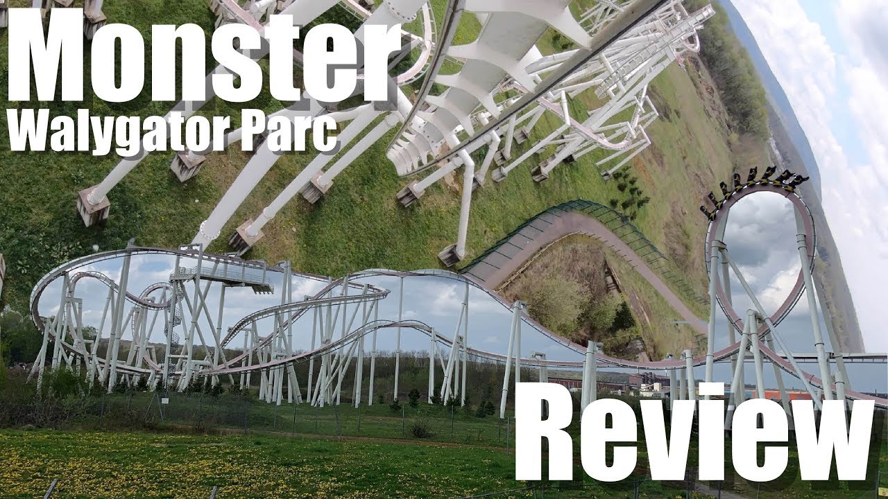 [Review] Monster | Walygator Parc | B&M Inverted Coaster