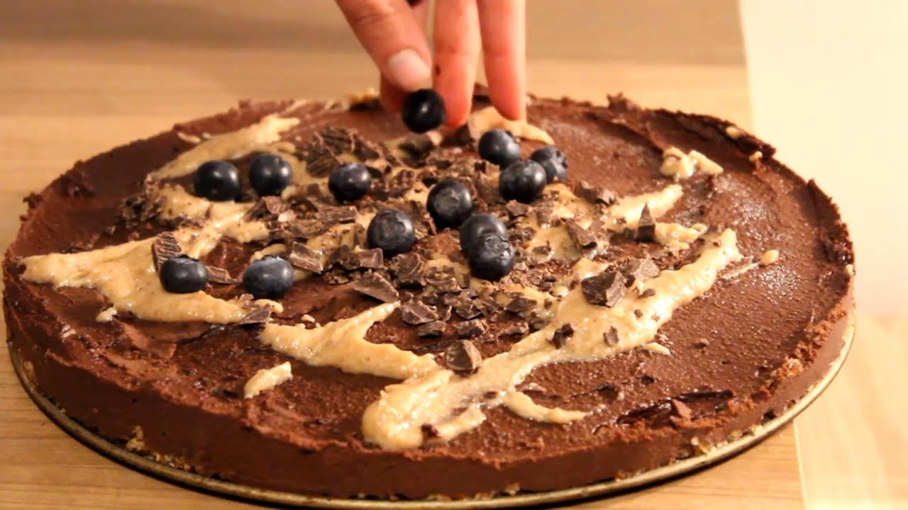 Vegan Chocoladetaart (no-bake) maken voor kerst