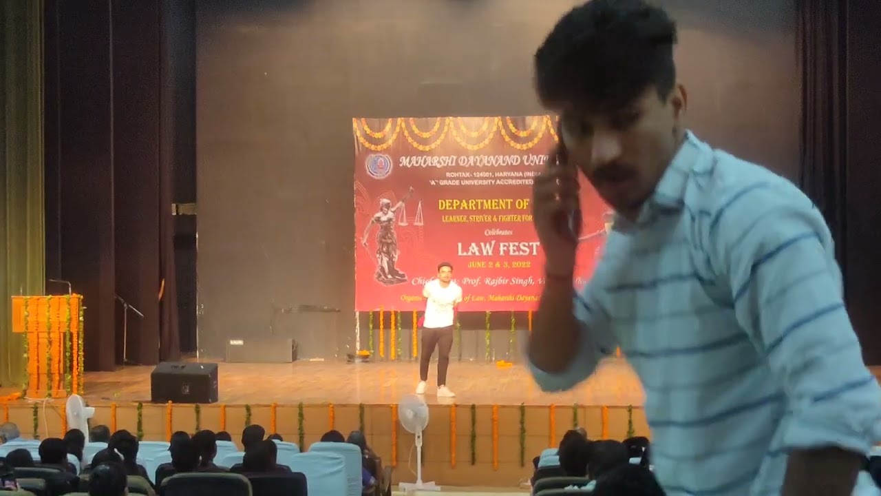 law fest mdu # ghungroo toot gye performance by deepak rathi #ripe roots